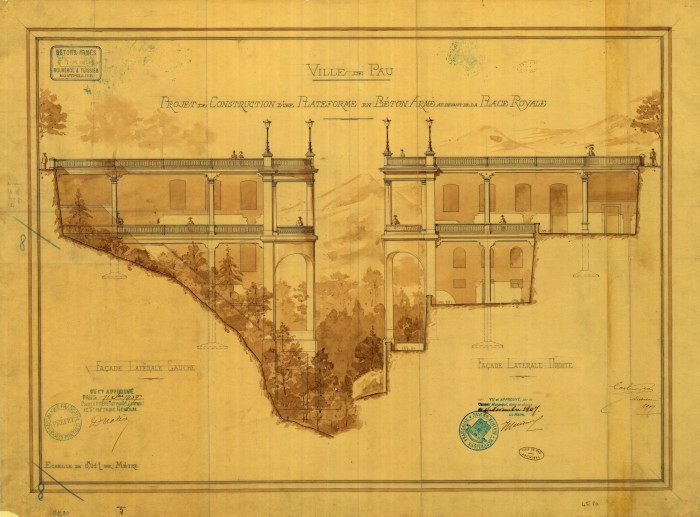 L’image représente le projet Construction d'une plateforme en béton armé au-devant de la place Royale | » width=